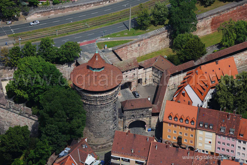 Luftaufnahme Neutor in Nürnberg | Mittelfranken, Bayern
