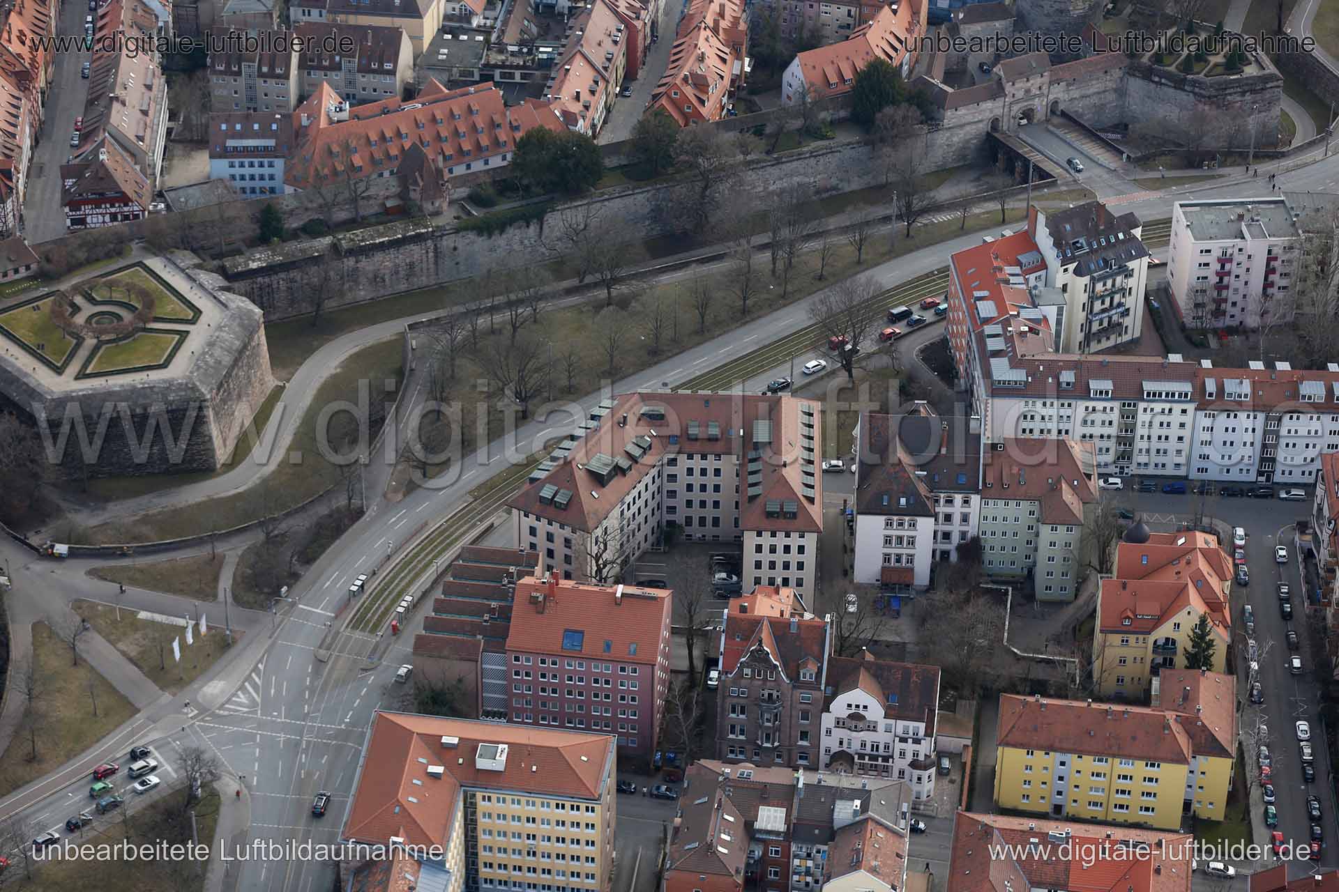 Luftaufnahme Neutorgraben in Nürnberg | Mittelfranken, Bayern