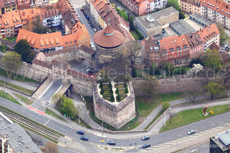 Luftaufnahme Neutorgraben in Nürnberg | Mittelfranken, Bayern