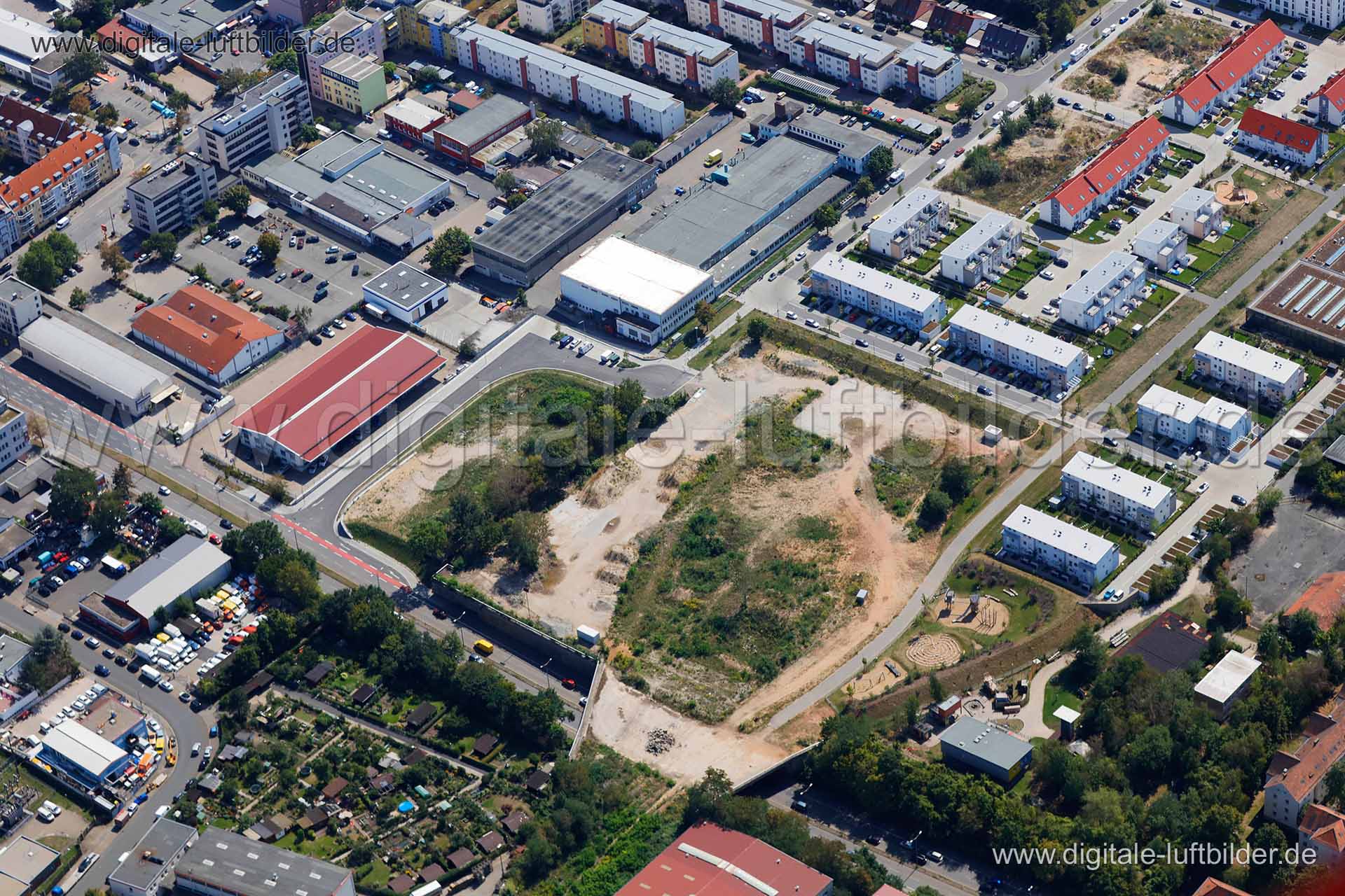 Luftaufnahme Nodbahnhof in Nürnberg | Mittelfranken, Bayern