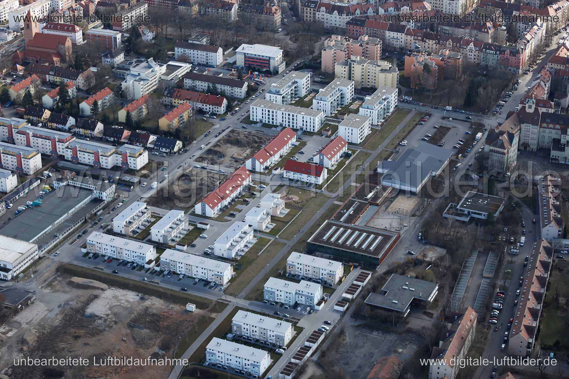 Luftaufnahme Nordbahnhof in Nürnberg | Mittelfranken, Bayern