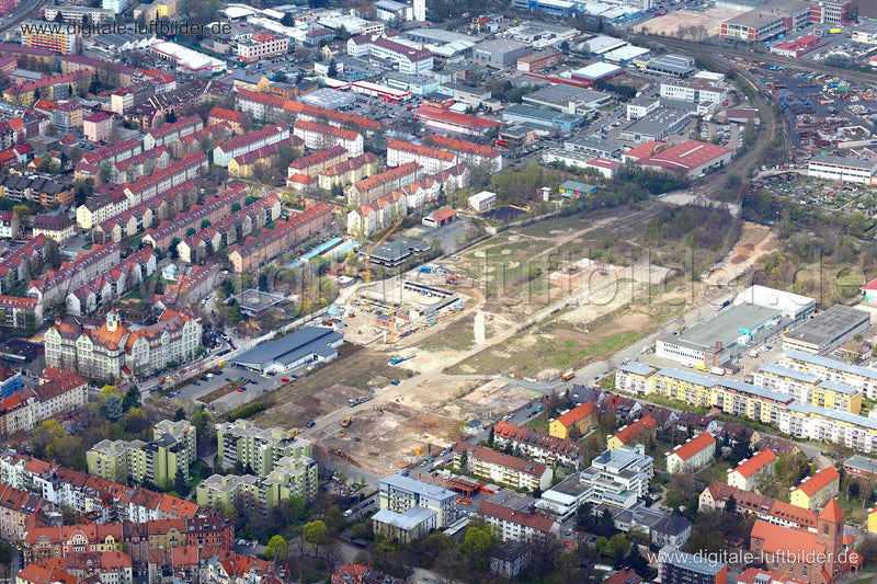 Luftaufnahme Nordbahnhof in Nürnberg | Mittelfranken, Bayern