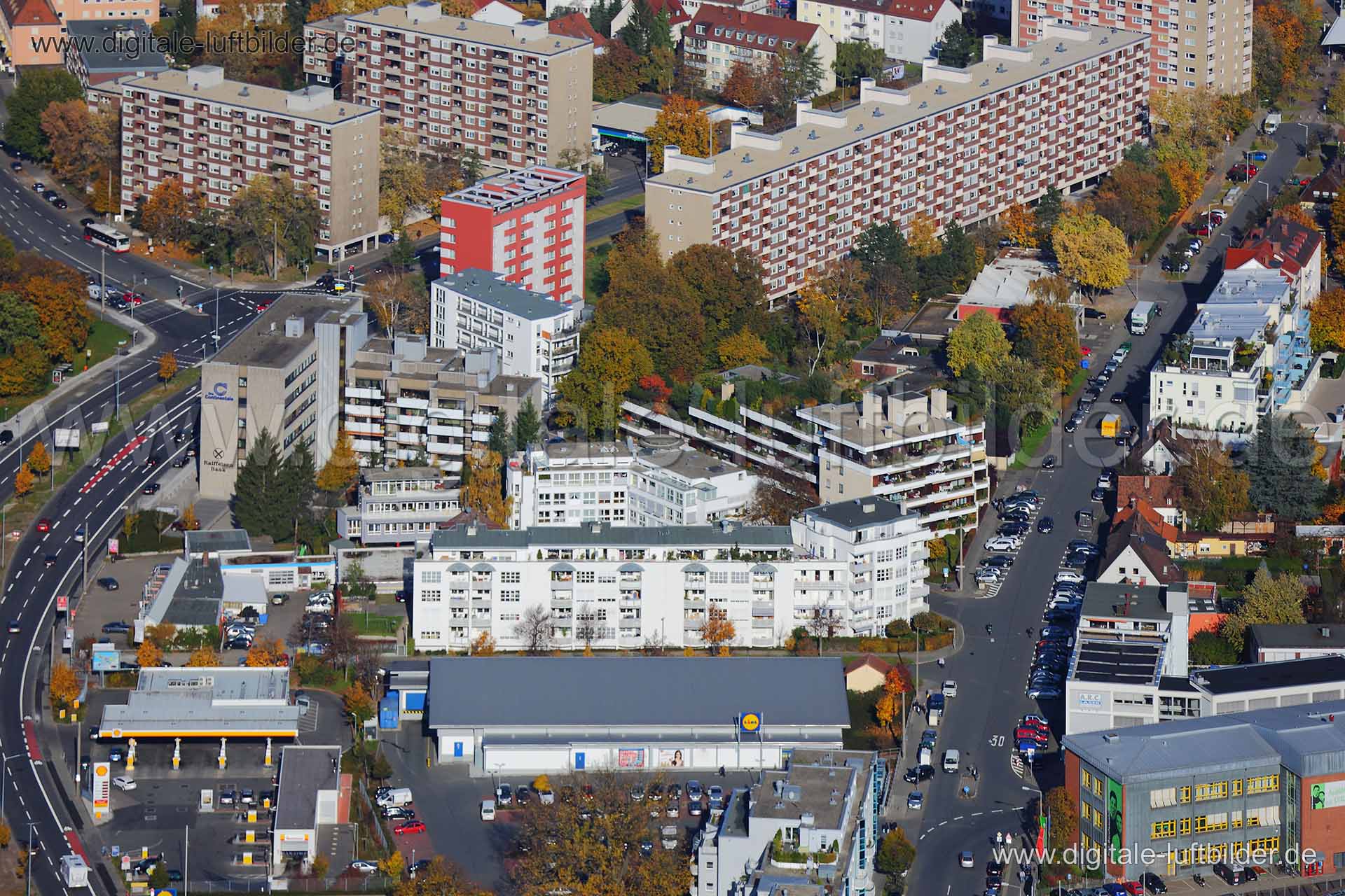 Luftaufnahme Nordostbahnhof in Nürnberg | Mittelfranken, Bayern