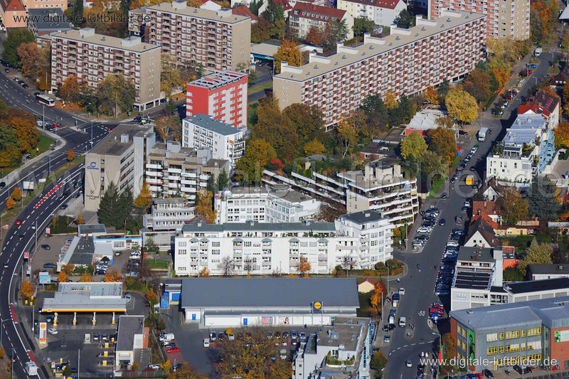 Luftaufnahme Nordostbahnhof in Nürnberg | Mittelfranken, Bayern