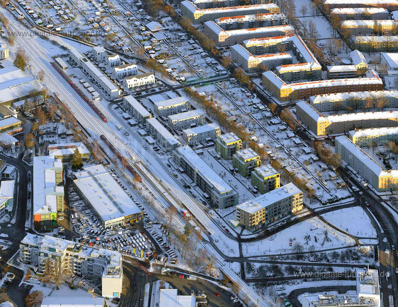 Luftaufnahme Nordostbahnhof in Nürnberg | Mittelfranken, Bayern