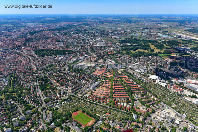 Luftaufnahme Nordostbahnhof in Nürnberg | Mittelfranken, Bayern