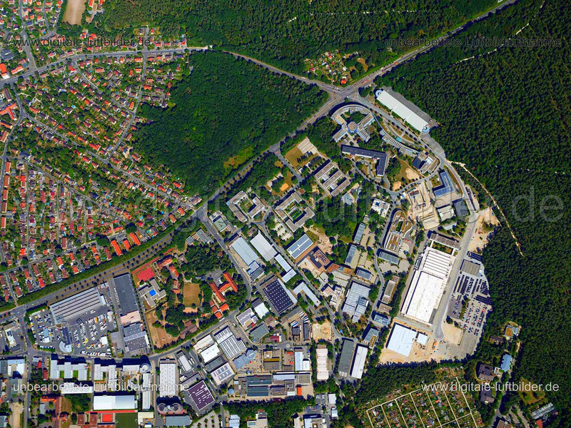 Luftaufnahme Nordostpark in Nürnberg | Mittelfranken, Bayern