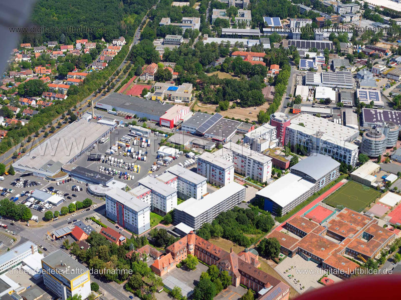 Luftaufnahme Nordostpark in Nürnberg | Mittelfranken, Bayern