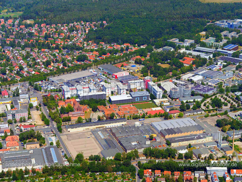 Luftaufnahme Nordostpark in Nürnberg | Mittelfranken, Bayern