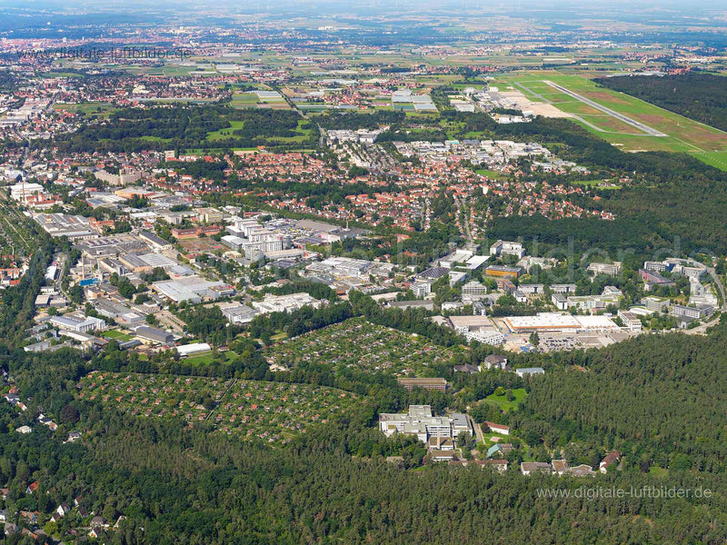 Luftaufnahme Nordostpark in Nürnberg | Mittelfranken, Bayern