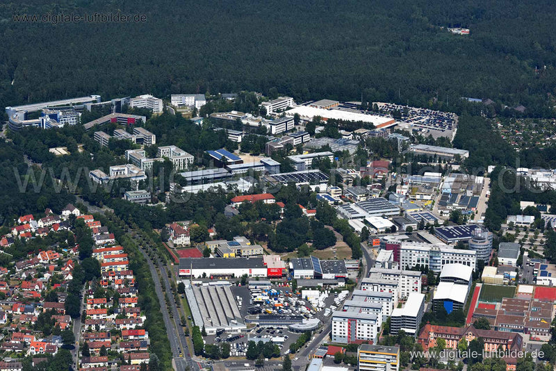 Luftaufnahme Nordostpark in Nürnberg | Mittelfranken, Bayern