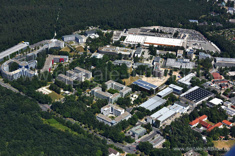 Luftaufnahme Nordostpark in Nürnberg | Mittelfranken, Bayern