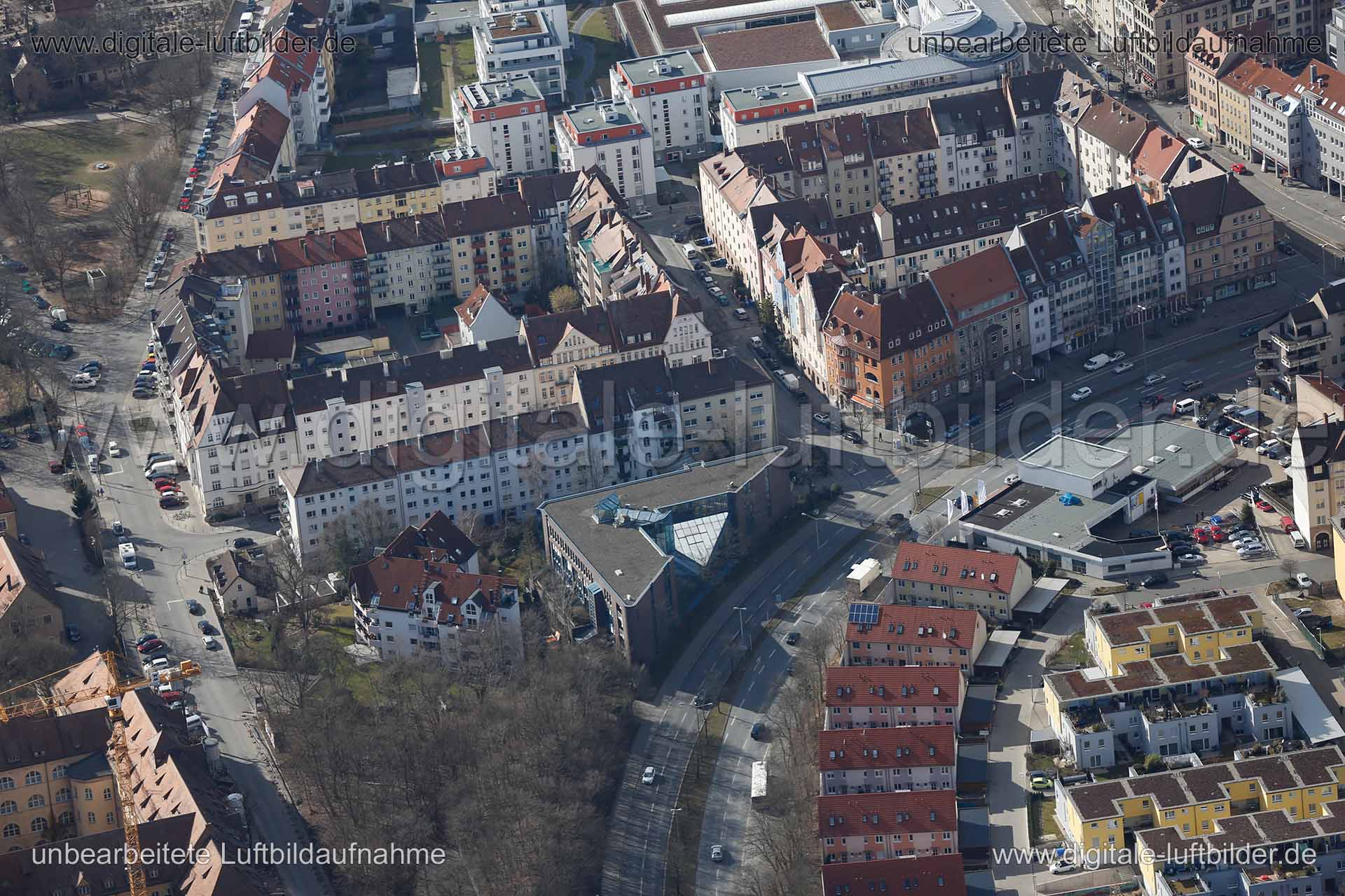 Luftaufnahme Nordostring in Nürnberg | Mittelfranken, Bayern