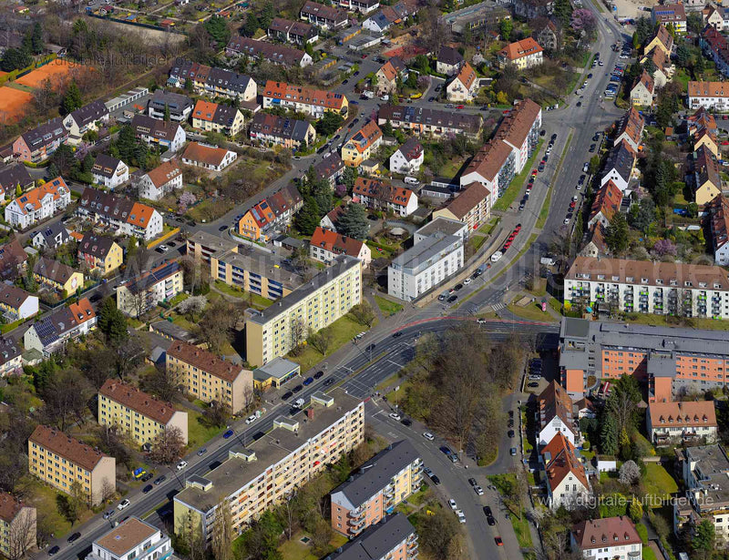 Luftaufnahme Nordring in Nürnberg | Mittelfranken, Bayern