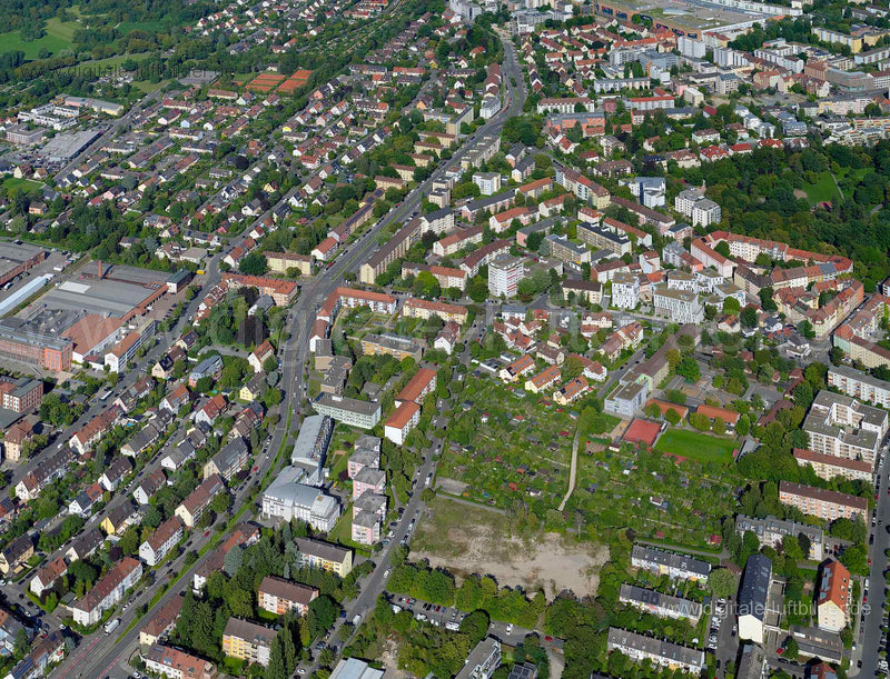 Luftaufnahme Nordring in Nürnberg | Mittelfranken, Bayern
