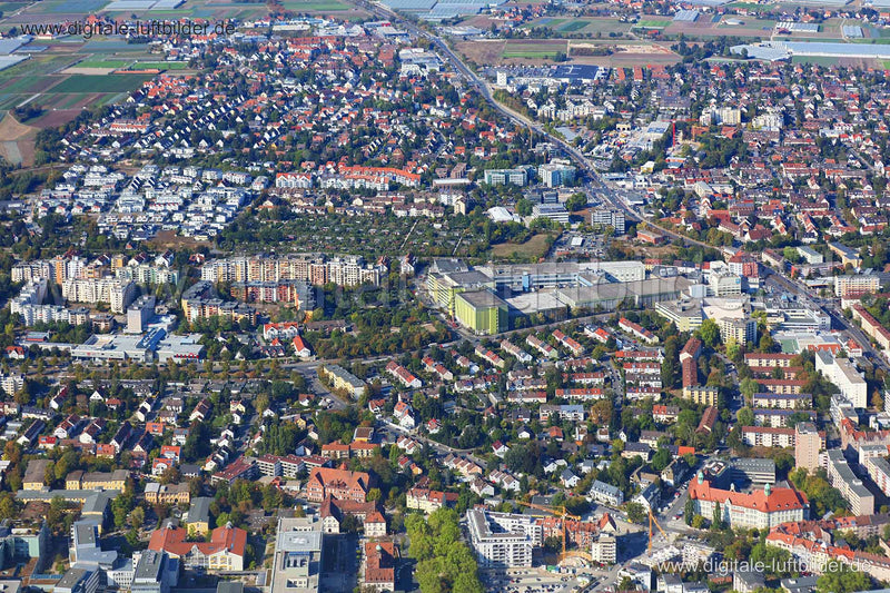 Luftaufnahme Nordstadt in Nürnberg | Mittelfranken, Bayern