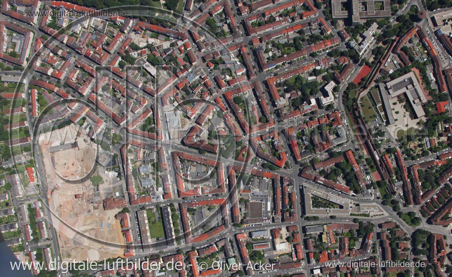 Luftaufnahme Nordstadt in Nürnberg | Mittelfranken, Bayern