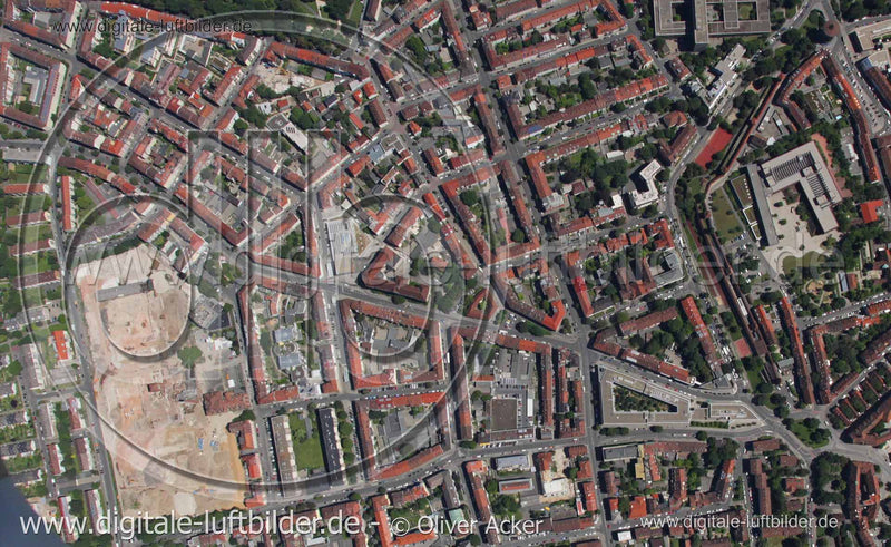 Luftaufnahme Nordstadt in Nürnberg | Mittelfranken, Bayern