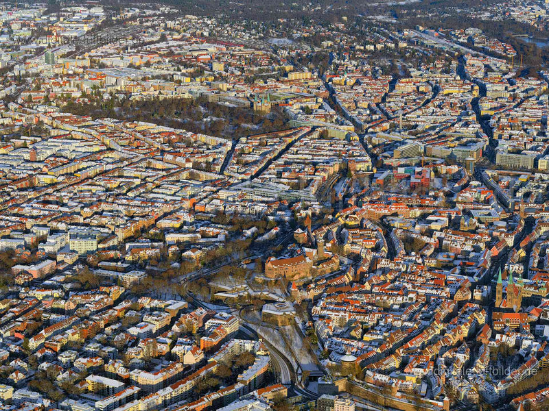 Luftaufnahme Nordstadt in Nürnberg | Mittelfranken, Bayern