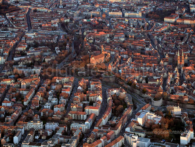 Luftaufnahme Nordstadt in Nürnberg | Mittelfranken, Bayern