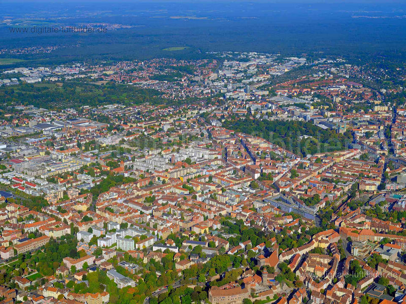 Luftaufnahme Nordstadt in Nürnberg | Mittelfranken, Bayern