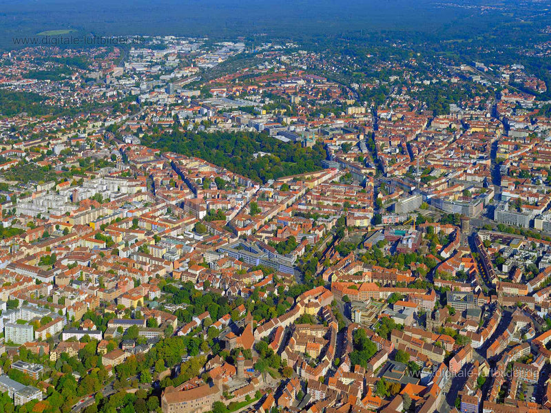 Luftaufnahme Nordstadt in Nürnberg | Mittelfranken, Bayern