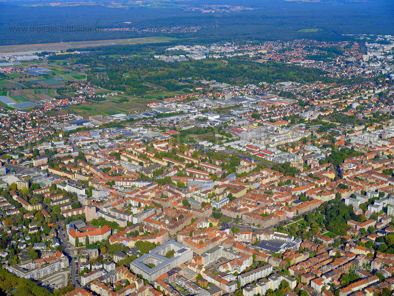 Luftaufnahme Nordstadt in Nürnberg | Mittelfranken, Bayern