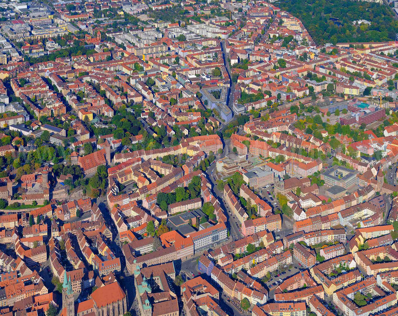 Luftaufnahme Nordstadt in Nürnberg | Mittelfranken, Bayern