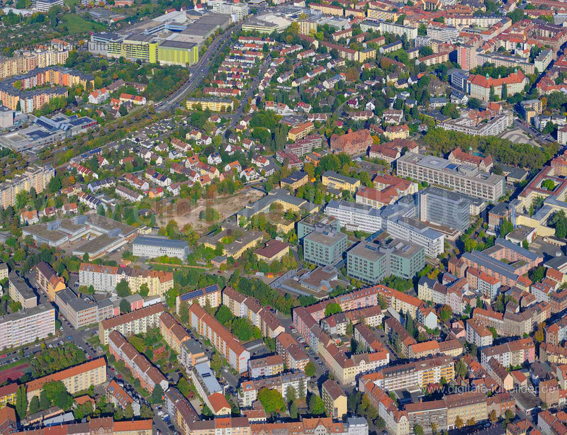 Luftaufnahme Nordstadt in Nürnberg | Mittelfranken, Bayern