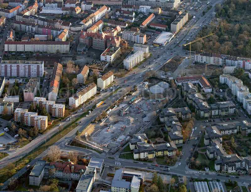 Luftaufnahme Nordwestring in Nürnberg | Mittelfranken, Bayern