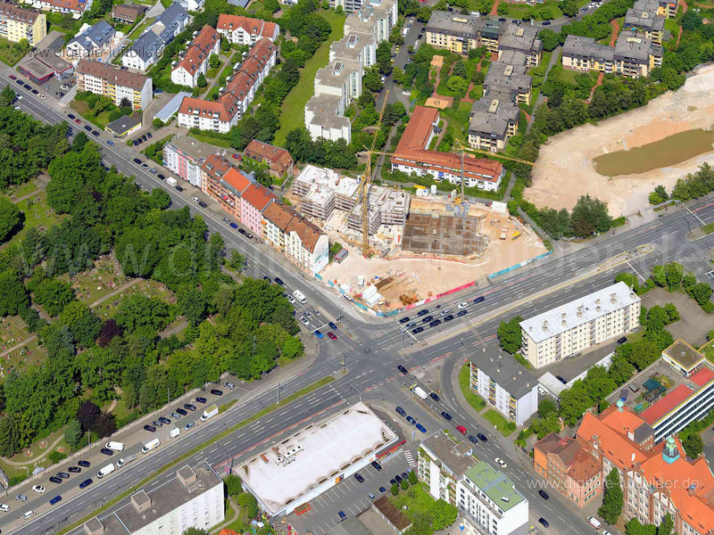 Luftaufnahme Nordwestring in Nürnberg | Mittelfranken, Bayern