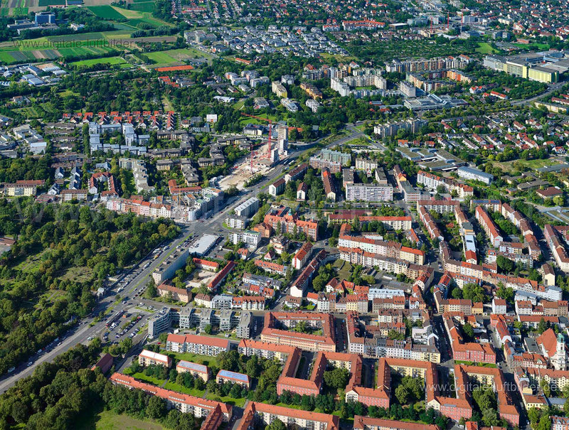 Luftaufnahme Nordwestring in Nürnberg | Mittelfranken, Bayern