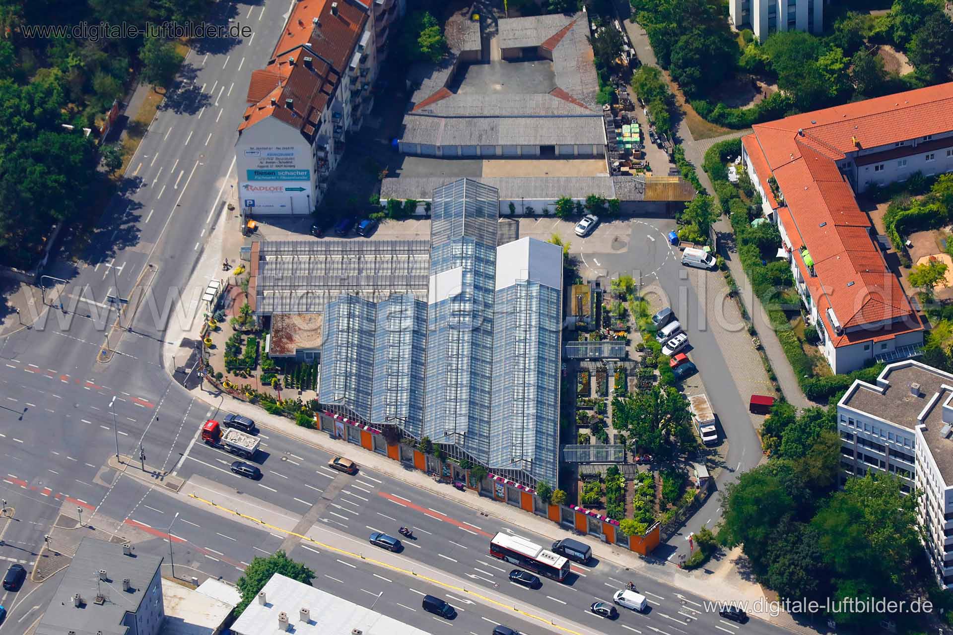 Luftaufnahme Nordwestring - Radloff in Nürnberg | Mittelfranken, Bayern