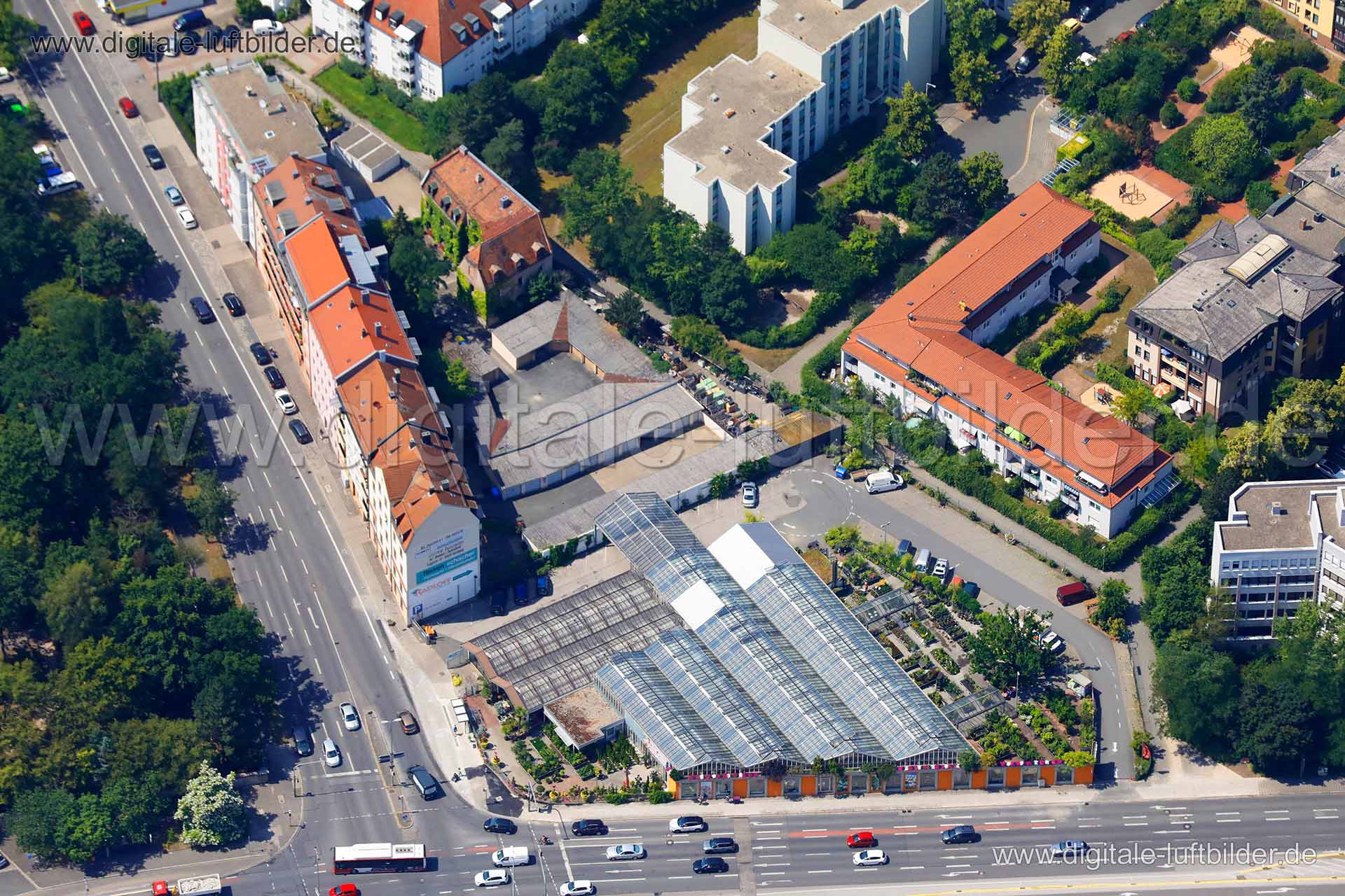 Luftaufnahme Nordwestring - Radloff in Nürnberg | Mittelfranken, Bayern