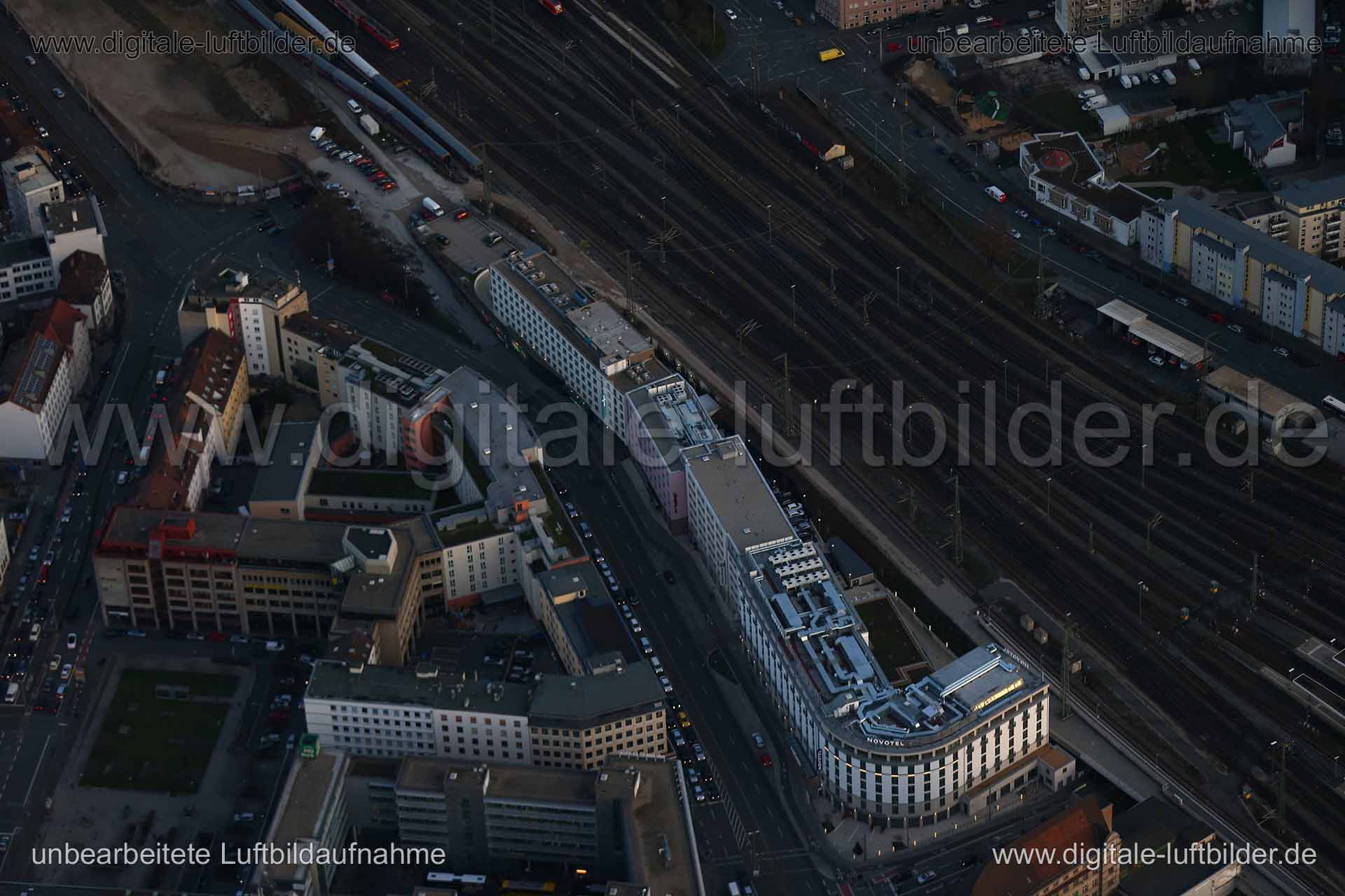 Luftaufnahme Novotel in Nürnberg | Mittelfranken, Bayern