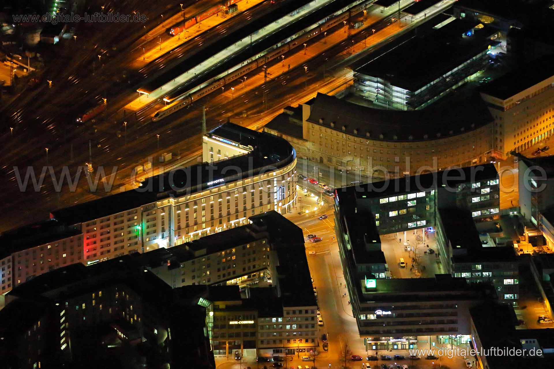 Luftaufnahme Novotel in Nürnberg | Mittelfranken, Bayern