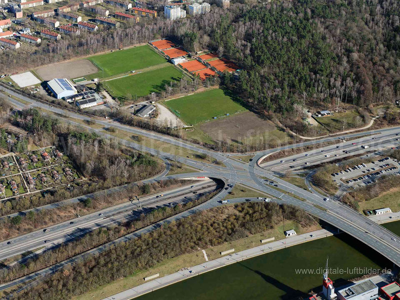 Luftaufnahme Nürnberg-Hafen-Ost in Nürnberg | Mittelfranken, Bayern