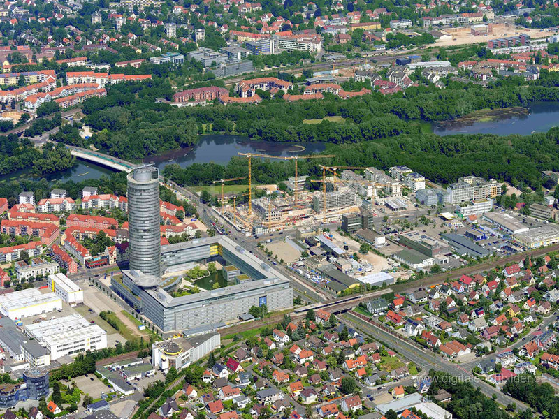 Luftaufnahme Nürnberg Ostring in Nürnberg | Mittelfranken, Bayern