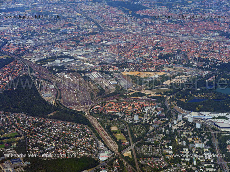 Luftaufnahme Nürnberg Süd in Nürnberg | Mittelfranken, Bayern