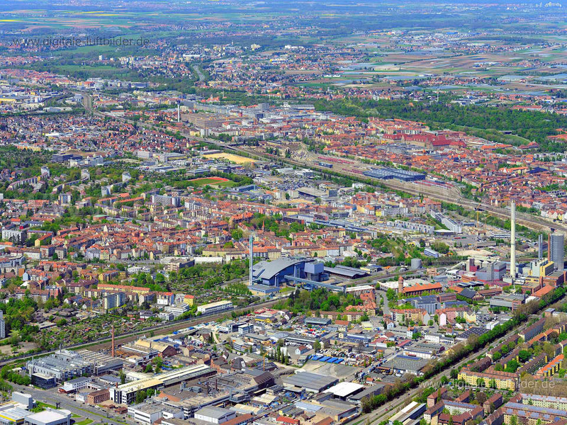 Luftaufnahme Nürnberg West in Nürnberg | Mittelfranken, Bayern