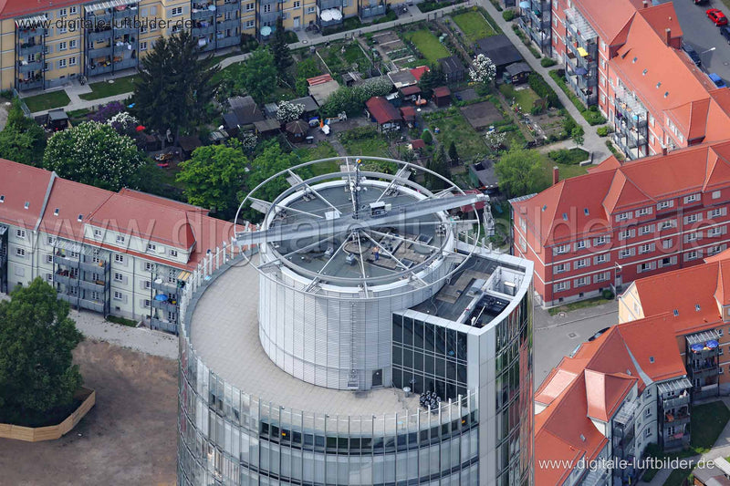 Luftaufnahme Nürnberger Versicherung (Dach) in Nürnberg | Mittelfranken, Bayern