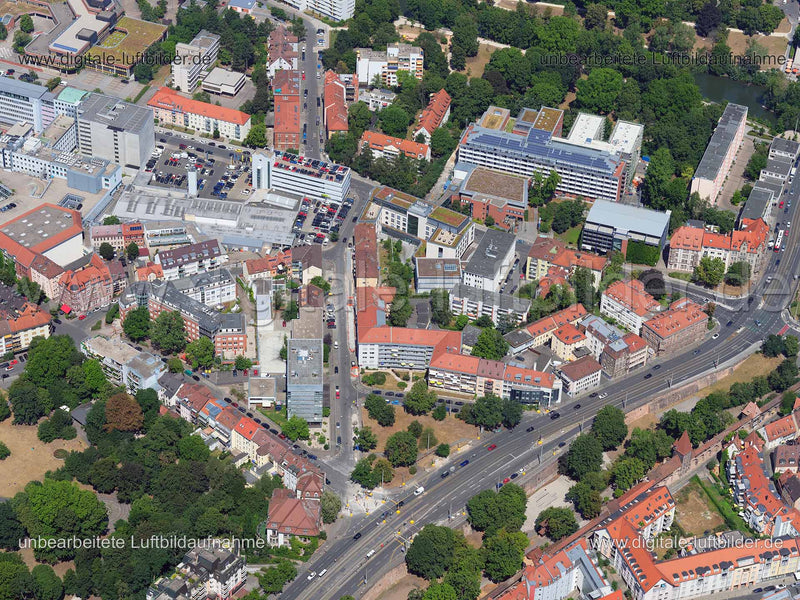 Luftaufnahme Obere Turnstraße in Nürnberg | Mittelfranken, Bayern