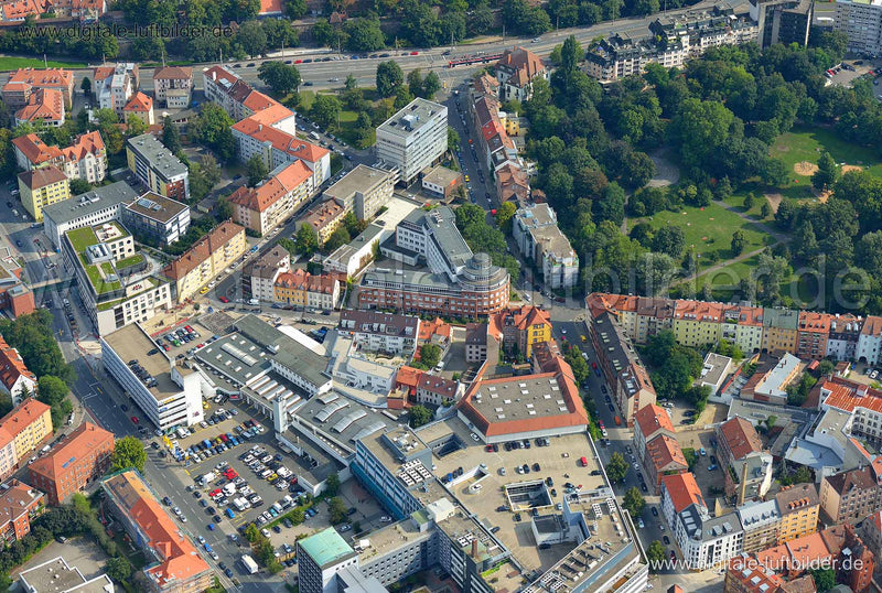 Luftaufnahme Obere Turnstraße in Nürnberg | Mittelfranken, Bayern