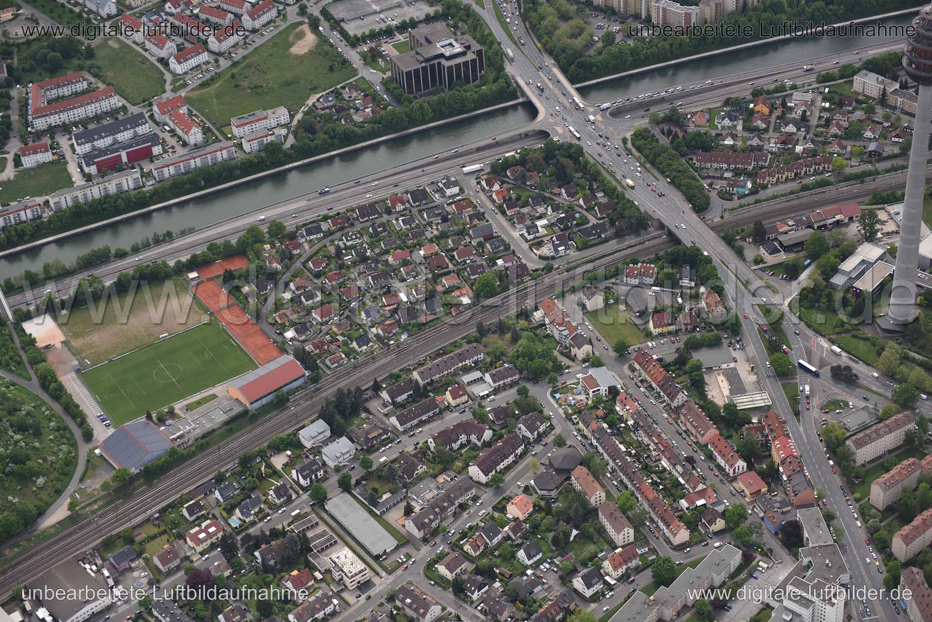 Luftaufnahme Olivenweg in Nürnberg | Mittelfranken, Bayern