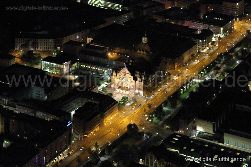 Luftaufnahme Opernhaus in Nürnberg | Mittelfranken, Bayern