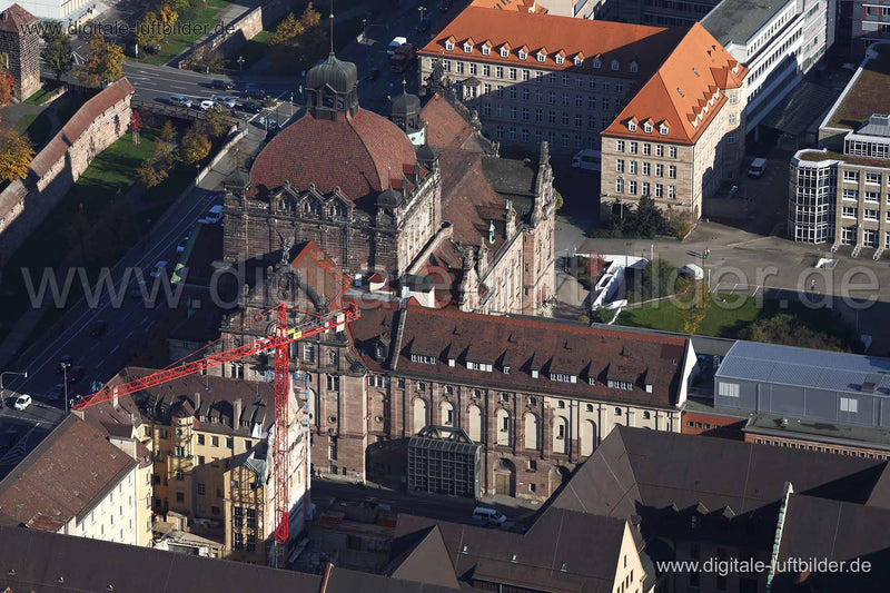Luftaufnahme Opernhaus in Nürnberg | Mittelfranken, Bayern