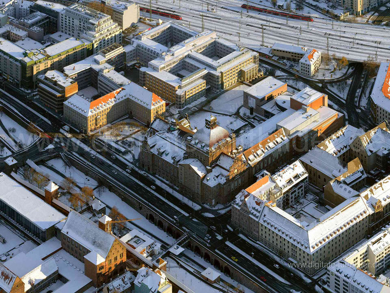 Luftaufnahme Opernhaus in Nürnberg | Mittelfranken, Bayern