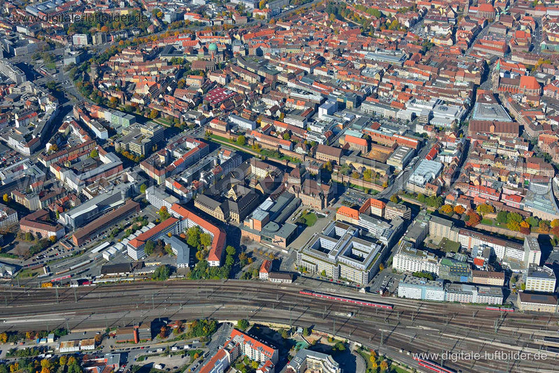 Luftaufnahme Opernhaus in Nürnberg | Mittelfranken, Bayern