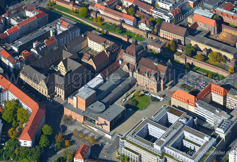 Luftaufnahme Opernhaus in Nürnberg | Mittelfranken, Bayern