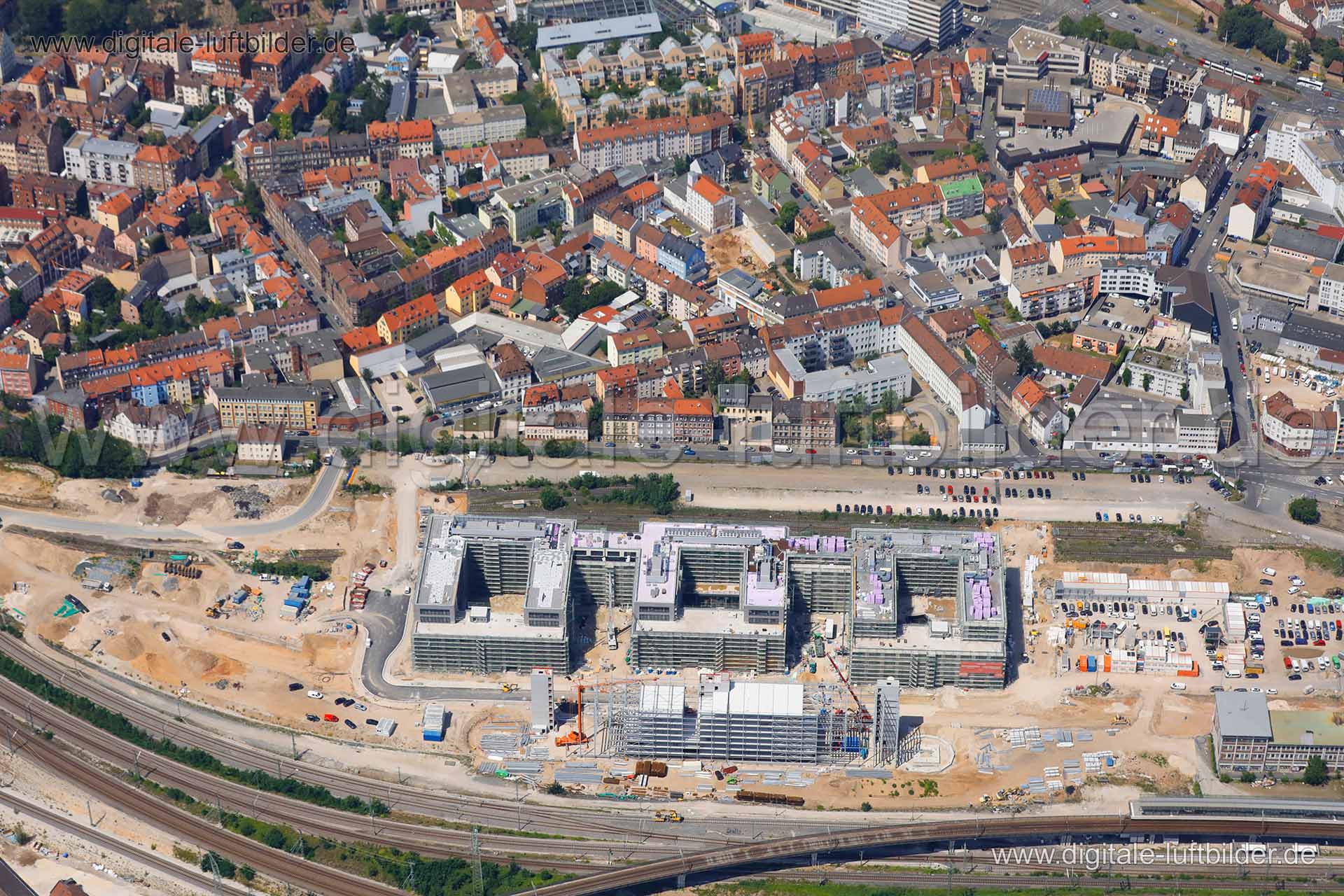 Luftaufnahme Orange Campus in Nürnberg | Mittelfranken, Bayern